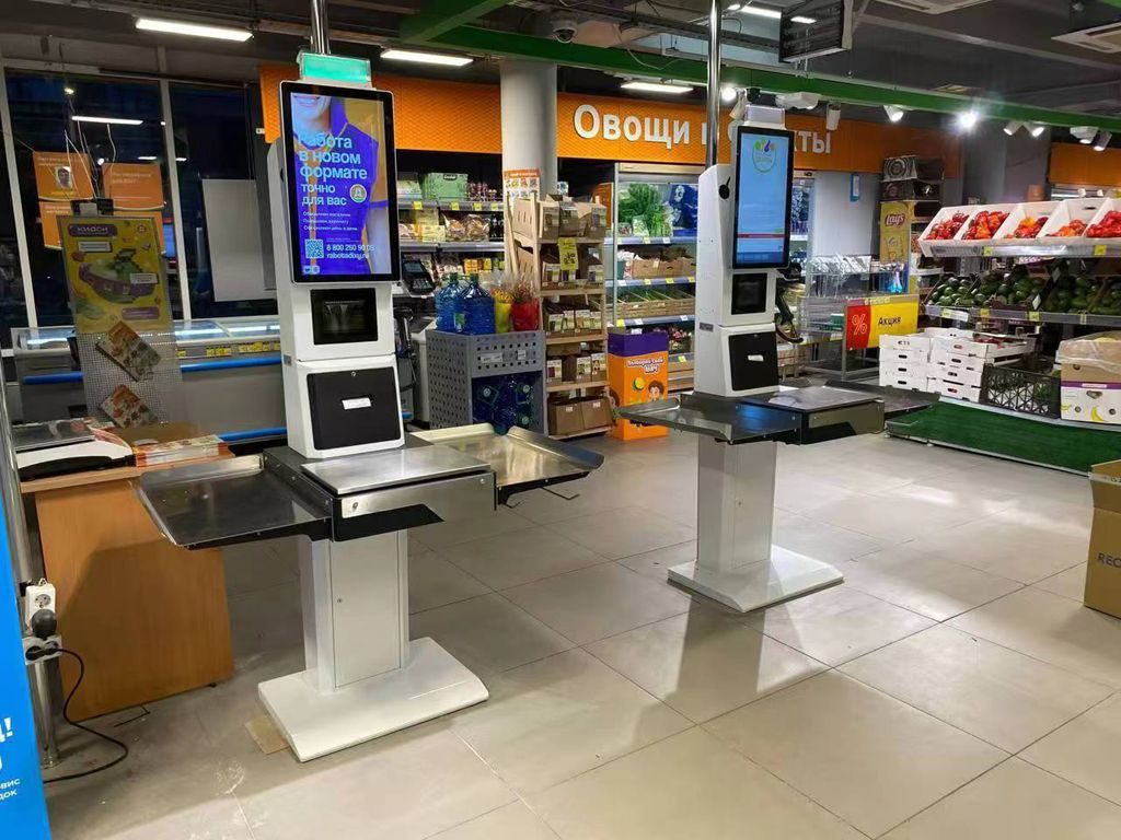 Swiftforce-China manufacturer-Self service checkout Kiosk- Supermarket-Case Studies