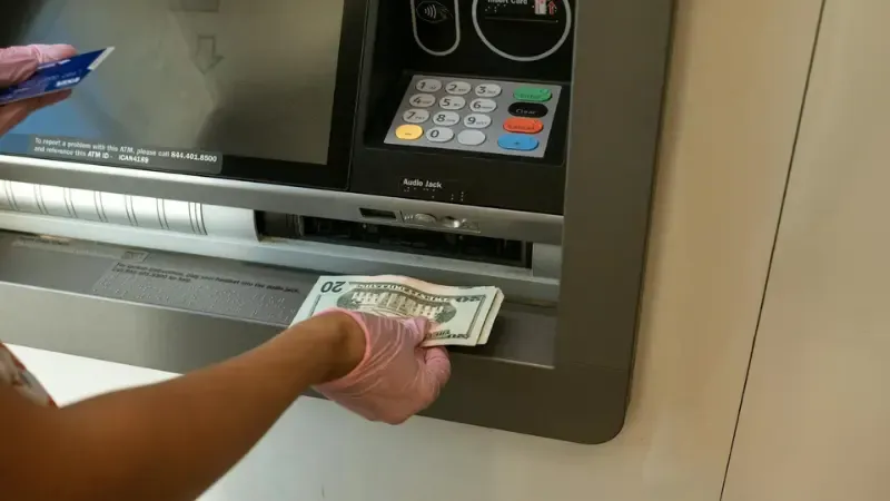 Why go to an ATM to withdraw cash？