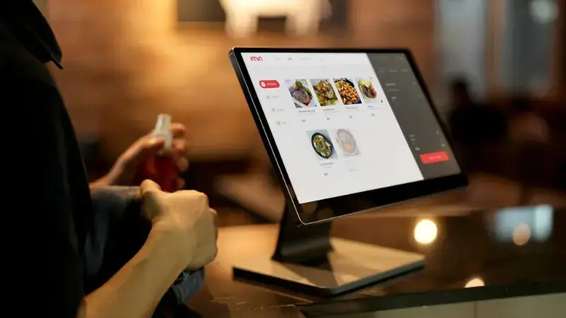 a self-service POS