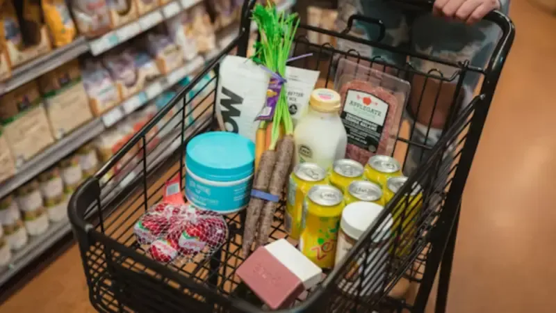 A smart cart in a mall