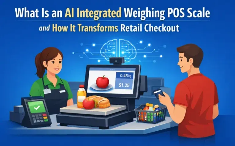 AI Integrated Weighing POS Scale