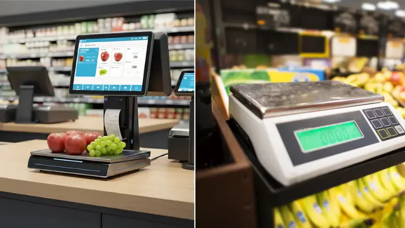 AI POS Scale vs Traditional Weighing Scale