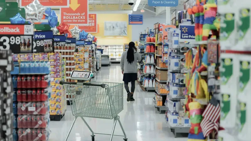 AI Smart Cart in a Retail Shop