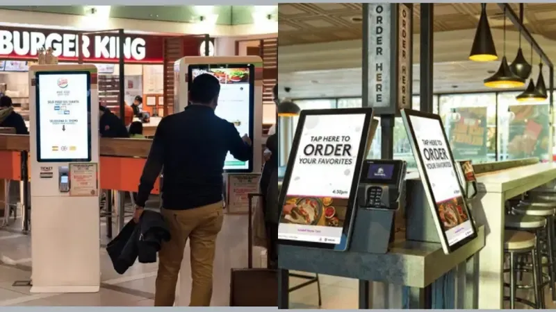 Burger King & TecoBell adopted self-ordering kiosk