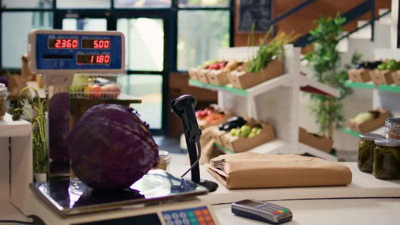 Checkout speed using the AI POS scale