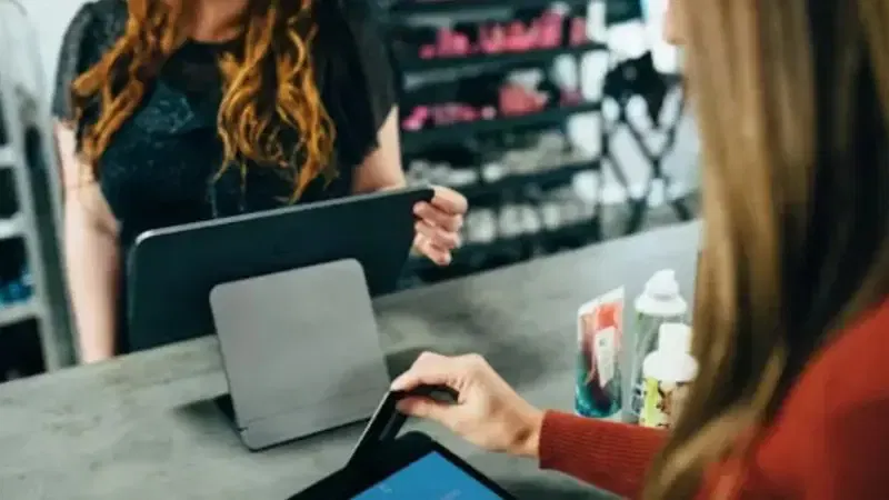 Customer using  Aluminum alloy POS machines