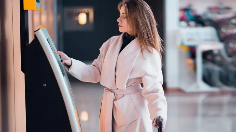 Customer's questions while using the self-service kiosk