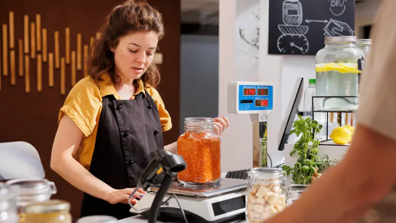 How AI POS scale works