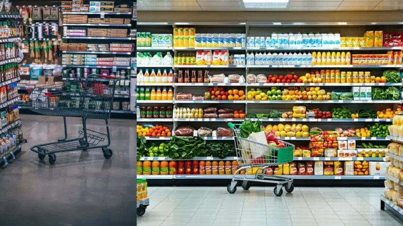 How a smart shopping cart works