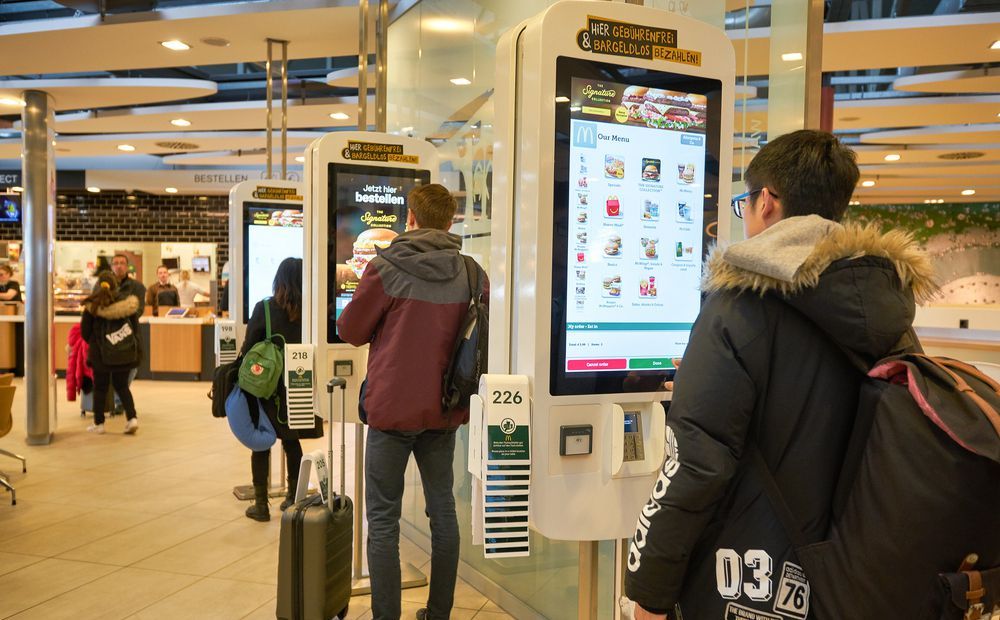 MacDonald’s self-ordering kiosks