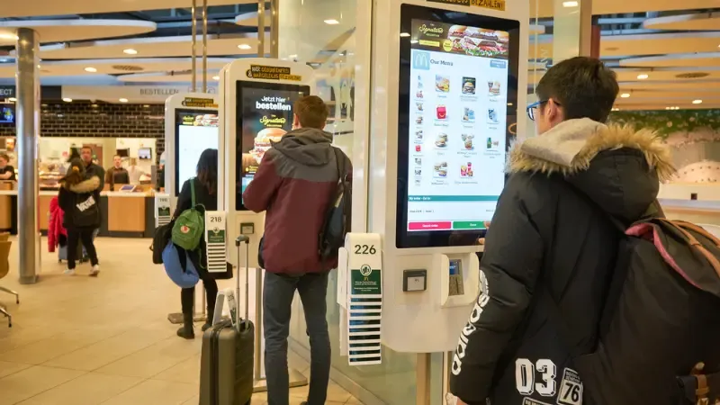 MacDonald’s self-ordering kiosks