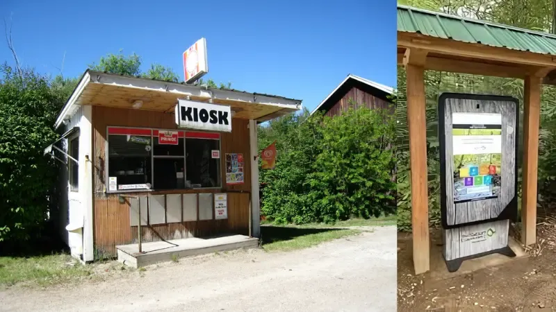 Outdoor Digital Kiosks Installed in Parks