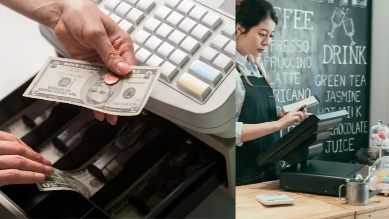 the two most common types of cash registers