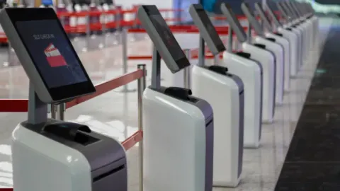 Almost all big industries use self-service kiosks