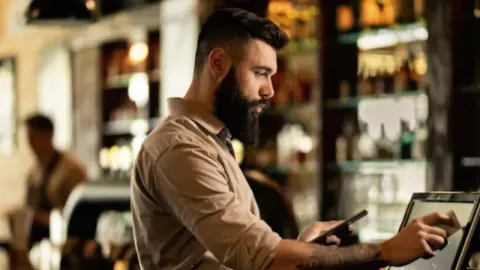 Cash Register in a retail store