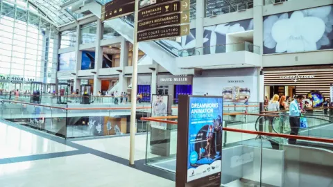 Digital kiosks placed in malls for marketing
