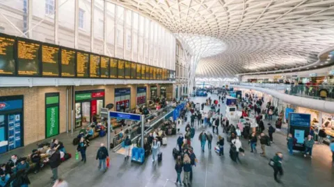 Mall kiosk in a shopping mall