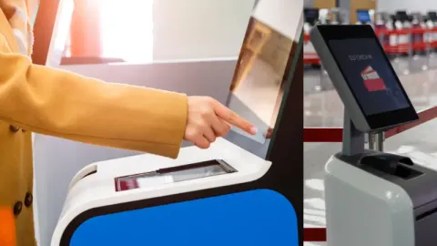 POS system in a retail shop