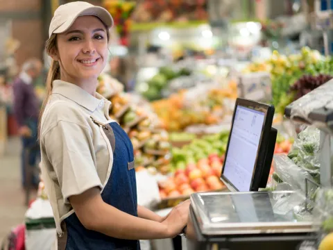 Swiftforce-China manufacturer-custom service-AI recognition smart cash register scale