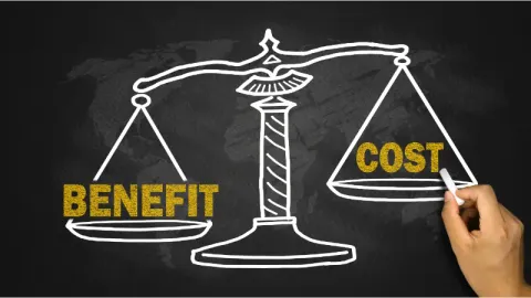 benefit and cost concept