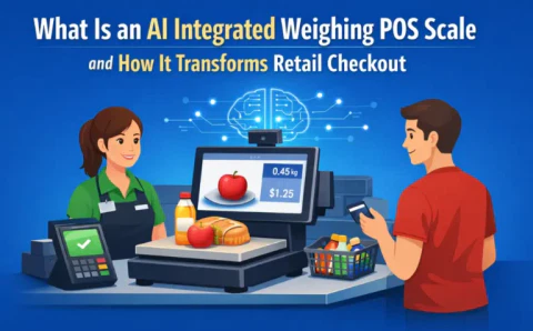 AI Integrated Weighing POS Scale