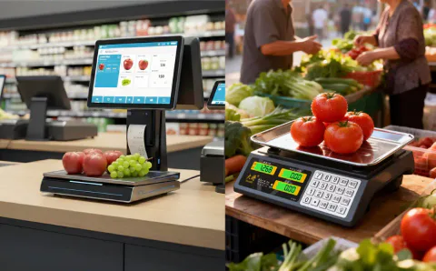 AI POS Scale vs Traditional Weighing Scale