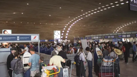 Digital kiosk placed a high traffic place