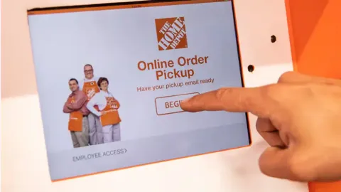 Home Depot in-store kiosk