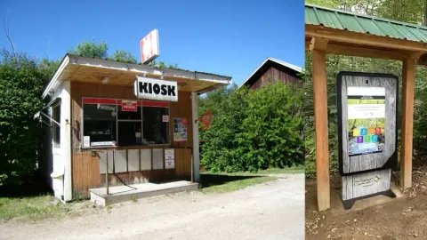 Outdoor Digital Kiosks Installed in Parks