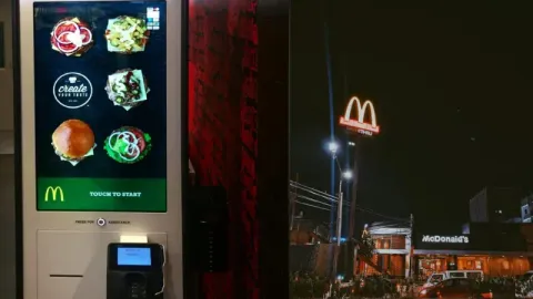 Self-order Kiosk installed at McDonald’s