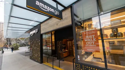 an Amazon Go cashierless store